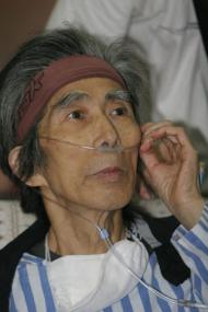 2007年5月摄于个人画展开幕式后